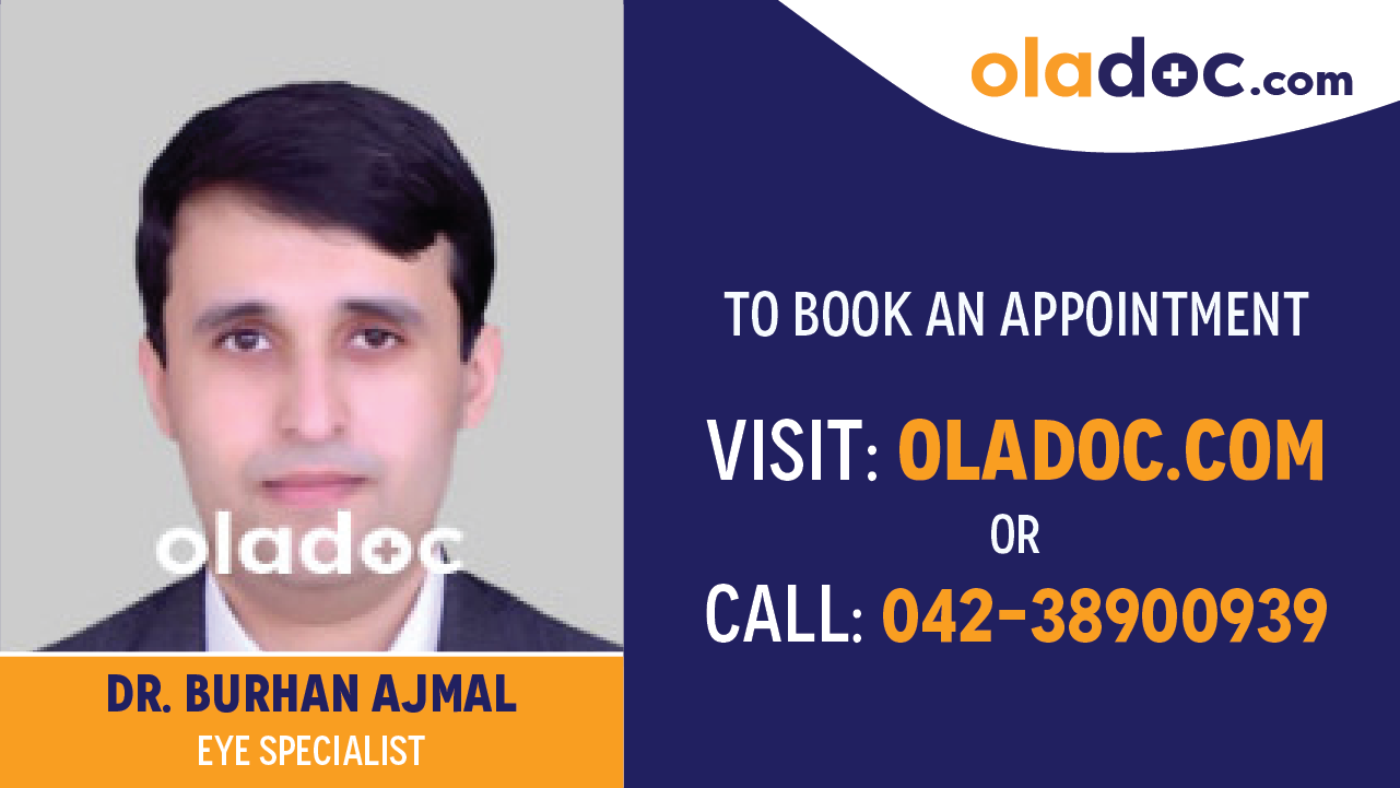 Book appointment with Dr.Burhan Ajmal-best EYE Specialist in Lahore